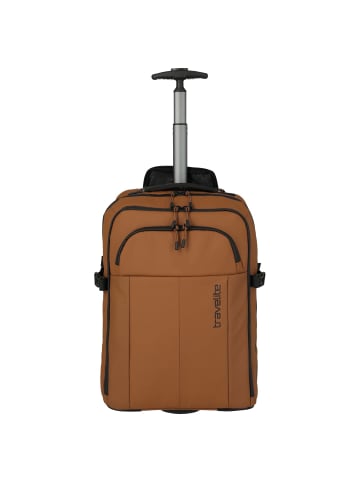 travelite Briize - Rucksacktrolley 50 cm (black) in curry