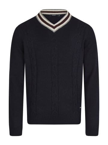 HECHTER PARIS V-Ausschnitt-Pullover in midnight blue