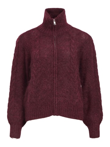 Object Strickjacke in Cabernet