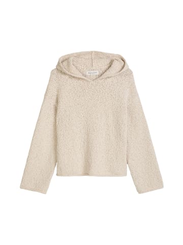 Marc O'Polo Strick-Hoodie loose cropped in Grey Silk