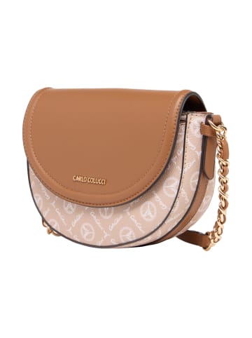Carlo Colucci Schultertasche di Lullo in Beige