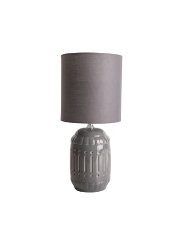 näve Tischleuchte "ERIDA" in grau - (L)13.5 cm x (B)13.5 cm x (H)30 cm