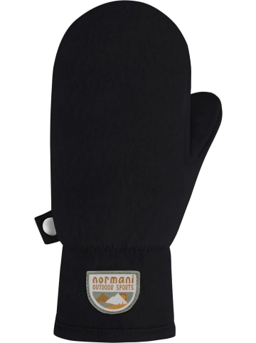 Normani Outdoor Sports Kinder Merino Fäustlinge Wäldi in Schwarz