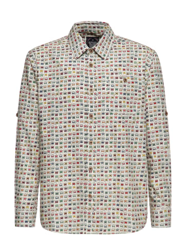 King Kerosin King Kerosin Langarmhemd Love Bus in offwhite