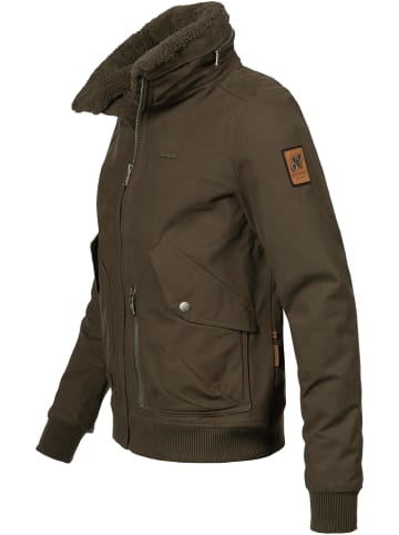 Navahoo Winterjacke Jim in Grün