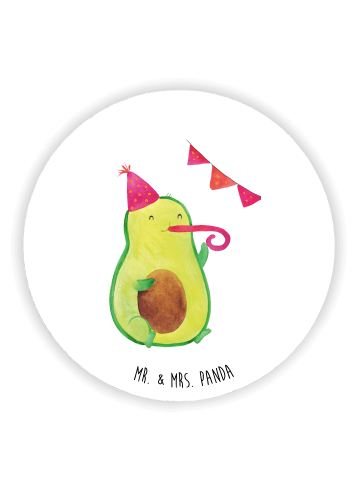 Mr. & Mrs. Panda pinnwand magnet Avocado Party ohne Spruch in Weiß