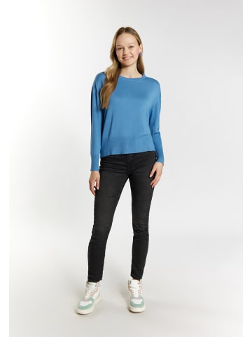 myMo Damen Strickpullover in Himmelblau