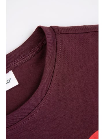 Coccodrillo T-Shirt mit kurzem Ärmel in dunkelrot