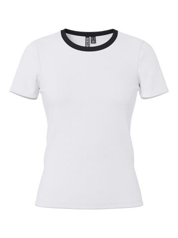 Pieces T-Shirt in Bright White