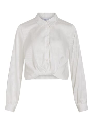 Vila Crop-Bluse in Cloud Dancer