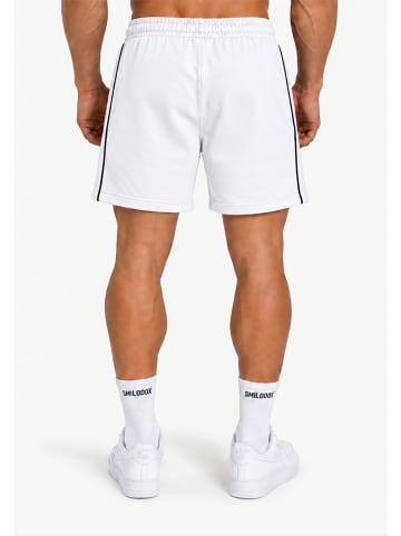 SMILODOX Regular Fit Shorts Calvento in Weiß