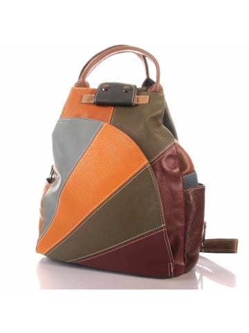 Kmisso Rucksack in Bunt - Rot