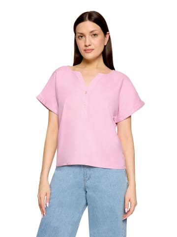 CARTOON Leinenbluse mit Ärmelaufschlag in Fragrant Lilac