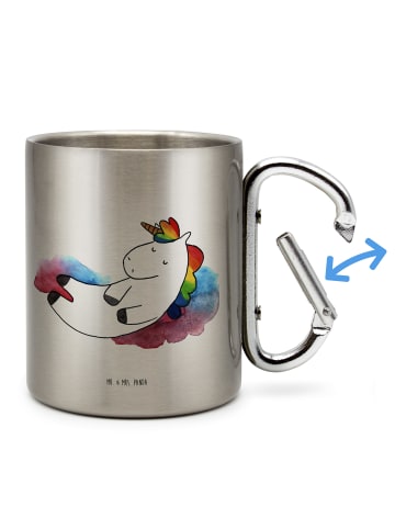 Mr. & Mrs. Panda Kaffeebecher Einhorn Wolke 7 ohne Spruch in Silber