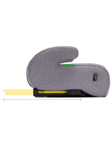 fillikid Sitzerhöhung ERGO FIX mit Isofix Exklusiv in Grau