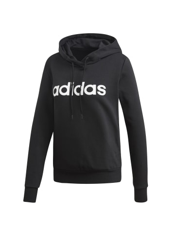 adidas Hoodie Linear Over Head Fleece in Schwarz