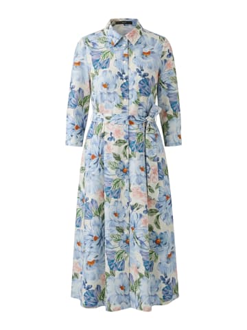 Oui Midikleid in blue white
