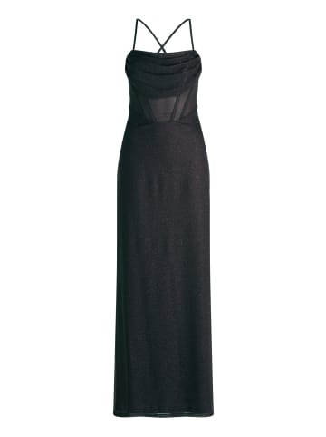 Vera Mont Abendkleid im Glitzer-Look in Dark Blue/Dark Blue
