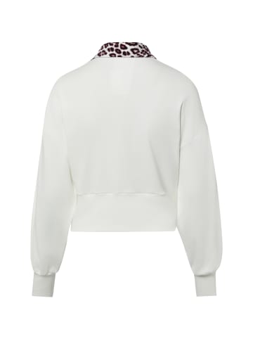 MARC CAIN SPORTS  Sweatjacke in ecru braun - 0001