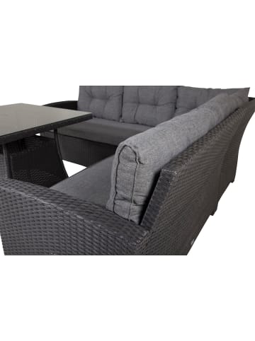 ebuy24 Loungeset Watford (2-teilig) Schwarz 1 x 1 cm