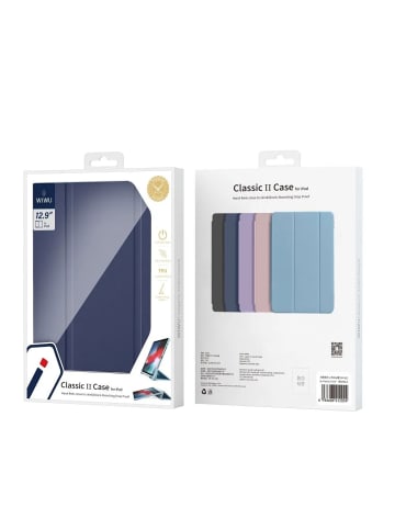 WIWU Tablet-Hülle mit Bleistifthalter 10,2''/10,5'' in Blau