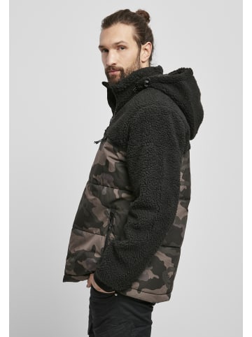 Brandit Brandit Herren Jackson Teddyfleece Jacket in black/darkcamo