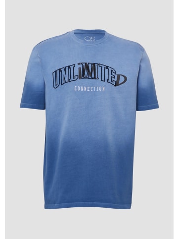 QS T-Shirt in 57D0_dunkelblau