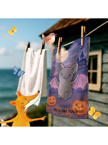 Mr. & Mrs. Panda Gästehandtuch Fledermaus Classic Design ohne Sp... in Weiß