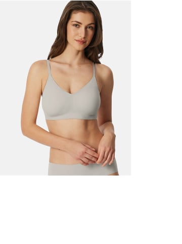 Schiesser Bustier Invisible Soft Padded in grau-jaspe