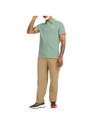 Jack Wolfskin Essential Polo M in Grün