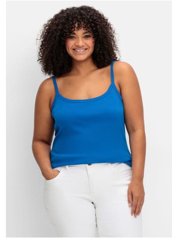 sheego Top in kobalt
