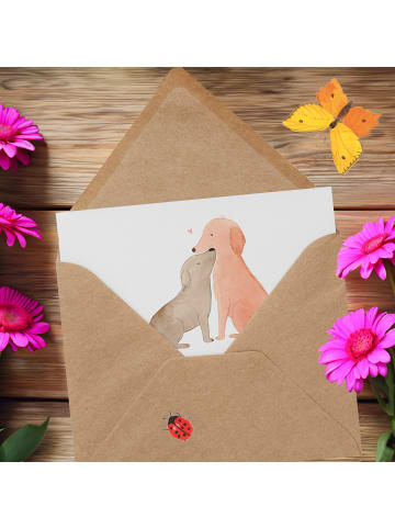 Mr. & Mrs. Panda Deluxe Karte Beste Freundin mit Spruch in Weiß