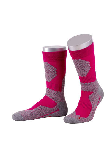 JD J. Dirks All Season-Coolmax-Trekking-Outdoor-Socken lang OD39M in fuchsia (48)