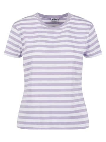 Urban Classics T-Shirt in white/dustylilac