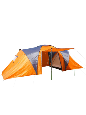 MCW Campingzelt Laagri für 6 Personen, Orange