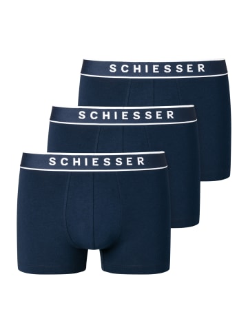 Schiesser Retro Short / Pant 95/5 Organic Cotton in Dunkelblau