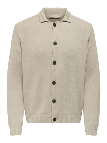 ONLY & SONS Strickjacke in Silver Lining 1