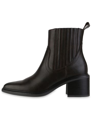 VAN HILL Klassische Stiefeletten Lenora in Dunkelbraun