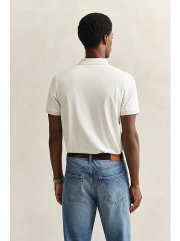 Gant Poloshirt in ecru - 0010