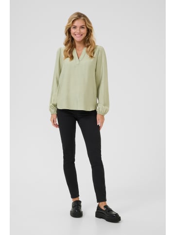 Kaffe Langarm-Bluse KAlui in Desert Sage CC