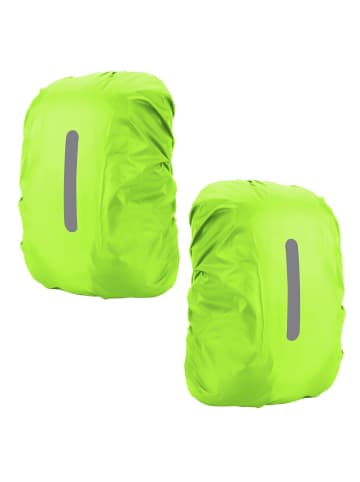 Intirilife Regenhülle für Rucksäcke bis 55L in Gelb