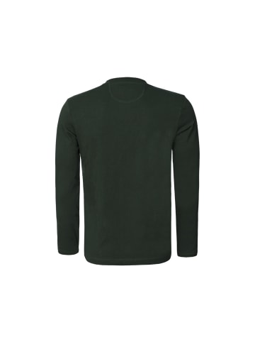 La Martina Langarmshirt MBR301 in dunkelgruen
