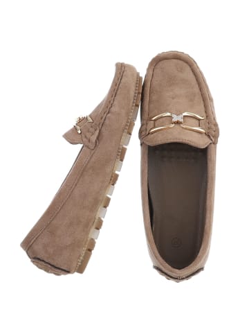 Ital-Design Halbschuh in Hellbraun