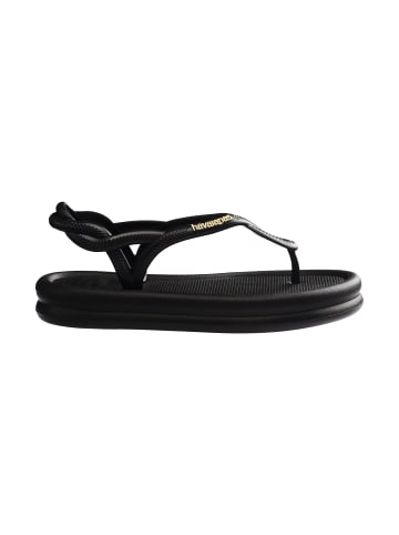 Havaianas Luna Puffed Slipper-Sandalen Schwarz