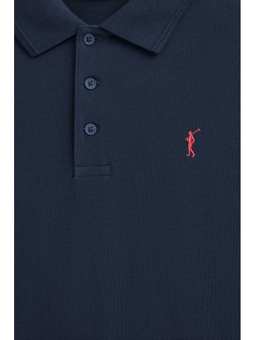Polo Club Poloshirt MAN RIGBY GO POLO LS IO LONG SLEEVE REGULAR FIT in Navy Blau