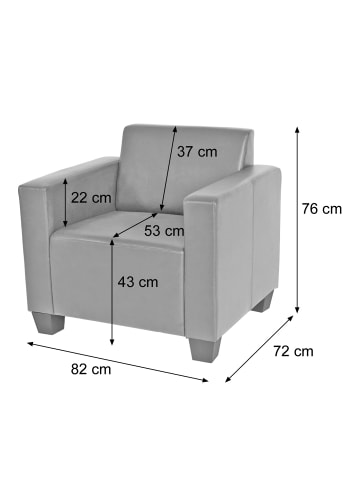 MCW Sessel Moncalieri, Dunkelgrau