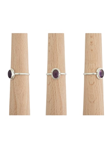 mantraroma 925er Silber - Ringe mit Amethyst