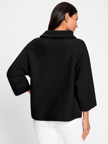 Heine 3/4 Arm-Pullover in schwarz
