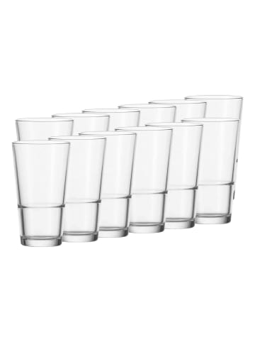 LEONARDO 12er Set Trinkgläser Event 240 ml transparent in transparent