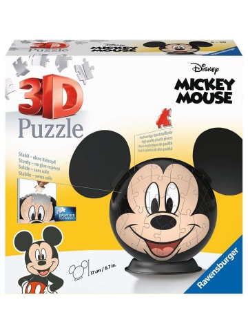 Ravensburger Konstruktionsspiel Puzzle 72 Teile Disney Mickey Mouse Puzzle-Ball mit Ohren 6-99 Jahre in bunt